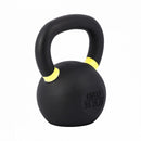 Oneindig Sterk Kettlebell - 16 kg - Kettle Bell - zwart poeder coated