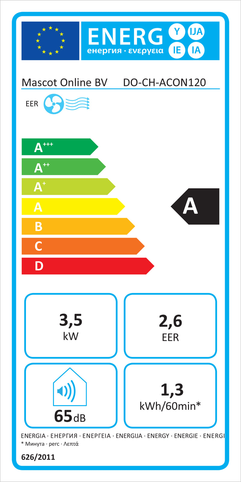 Klimadeluxe - Smart Mobiele Airco - 12.000 btu - Airconditioning met Wifi