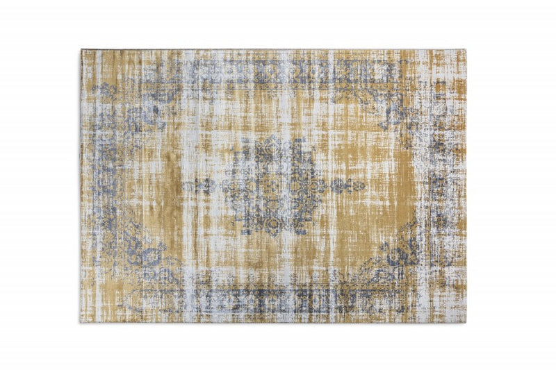 Cool Vintage Vloerkleed 'ocher yellow'