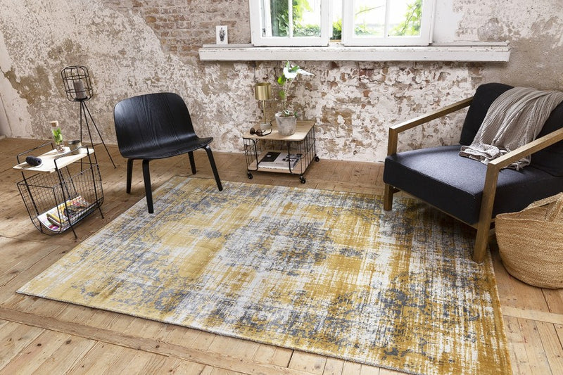 Cool Vintage Vloerkleed 'ocher yellow'