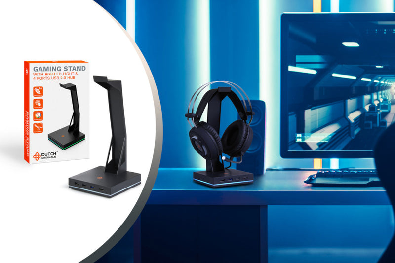 Headset standaard met LED