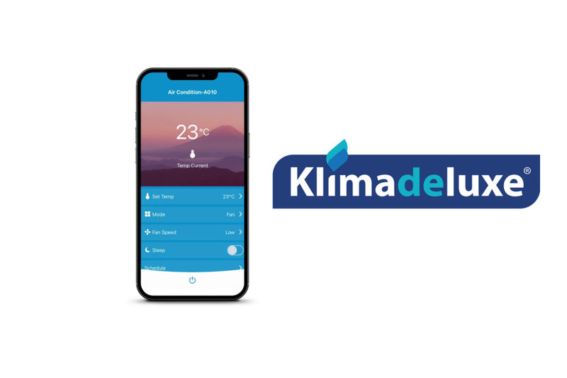 Klimadeluxe - Smart Mobiele Airco 7000 btu - Airconditioning met Wifi