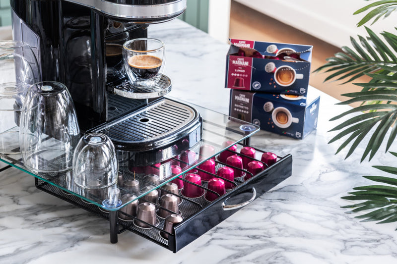 Koffie Cups Houder met lade (voor formaat nespresso)