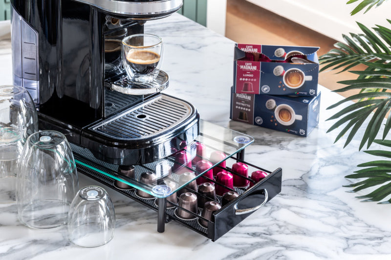 Koffie Cups Houder met lade (voor formaat nespresso)