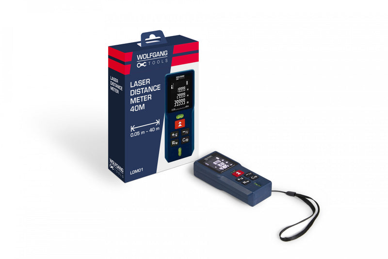 Laser precisie Afstandsmeter tot 40m