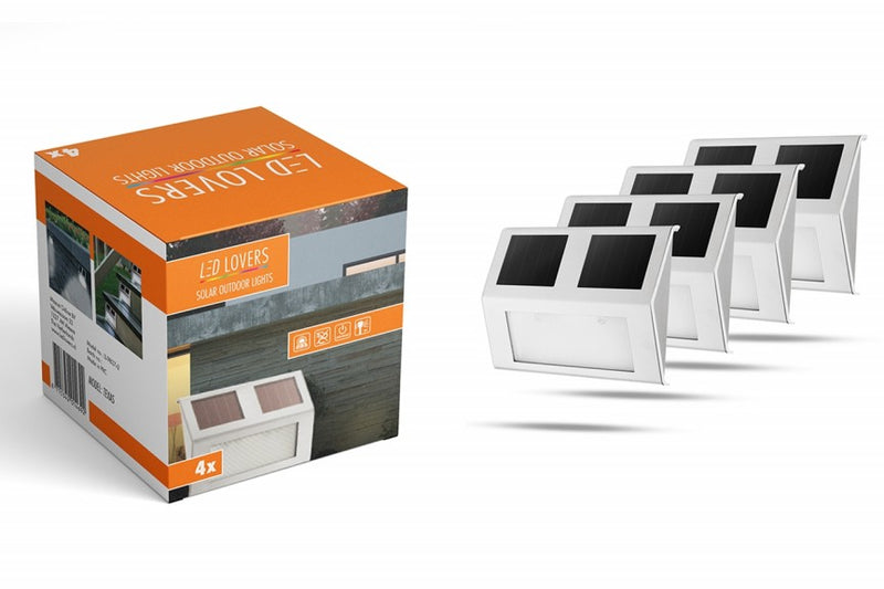 LED solar lamp Texas fourpack