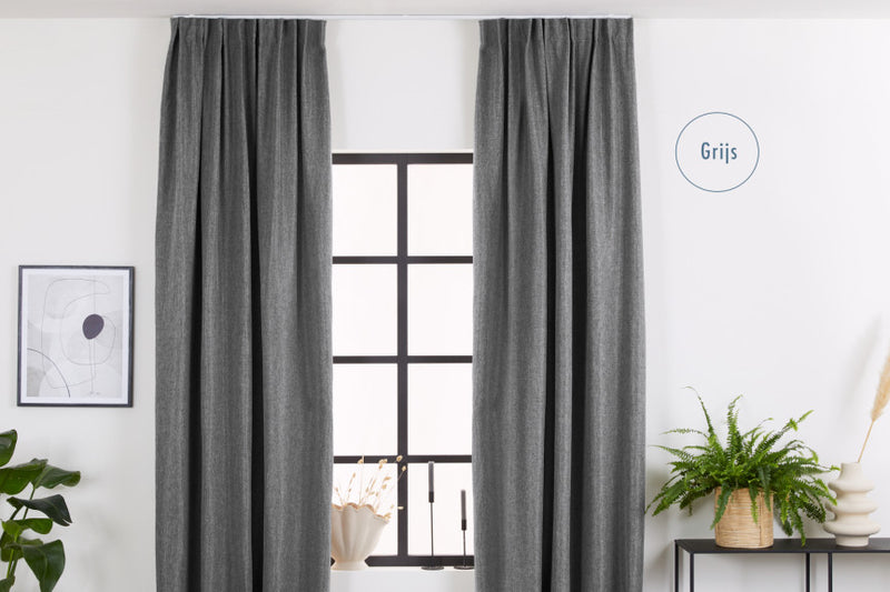 Luxe Geweven Gordijnen - 150x260cm, in diverse kleuren