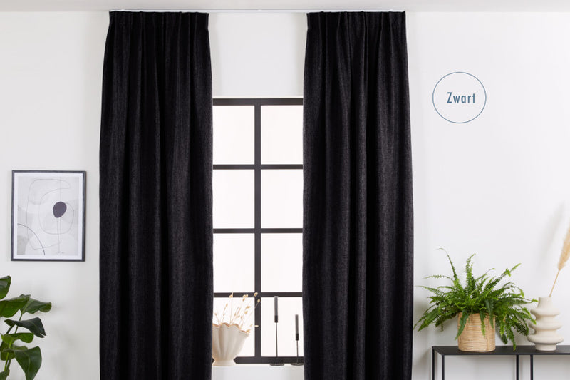 Luxe Geweven Gordijnen - 150x260cm, in diverse kleuren
