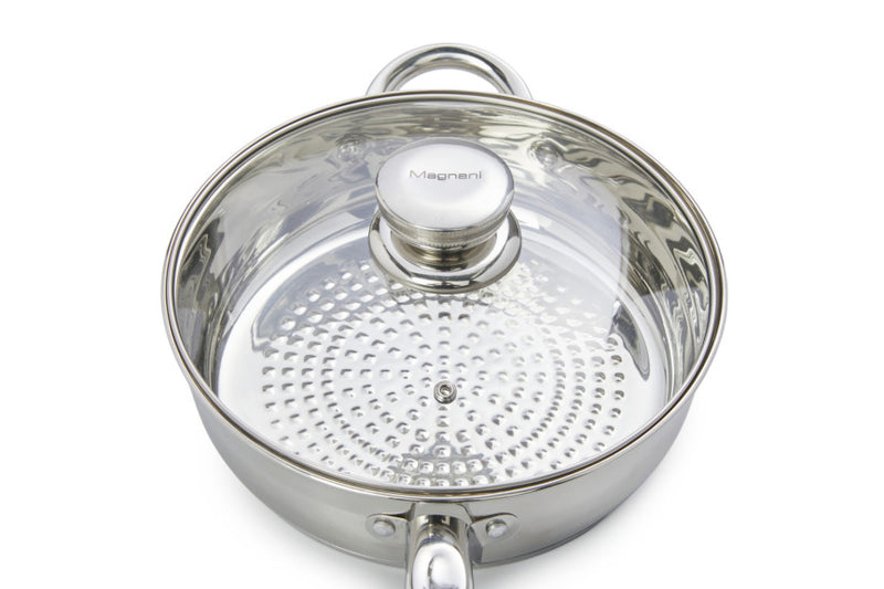 Pannenset RVS 12-delig (6 pannen, 6 deksels)