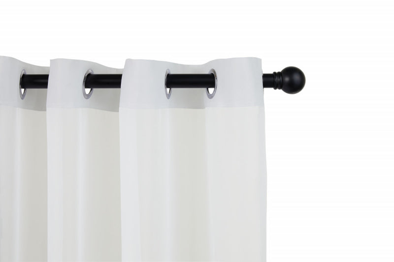 Vitrage Gordijnen - 150x250cm, in diverse kleuren - set van 2!